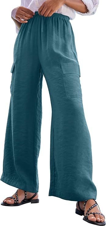 Damen Cargo-Hose aus leichtem Jersey Drune
