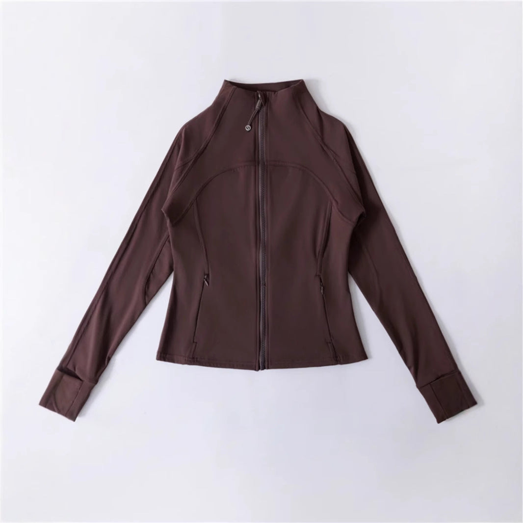 Damen Sportliche Funktionsjacke mit hohem Kragen Drune