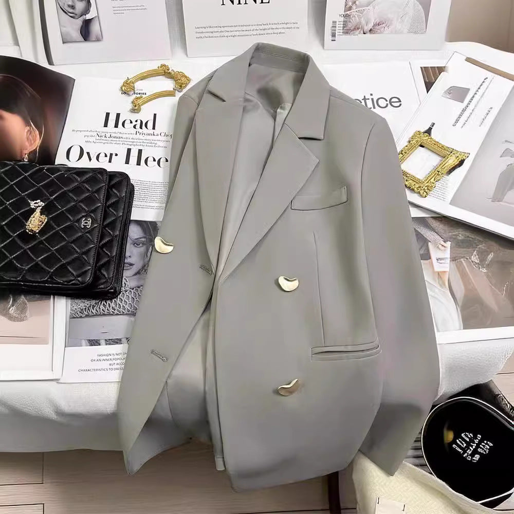 Damen Doppelt geknöpfter Blazer Drune