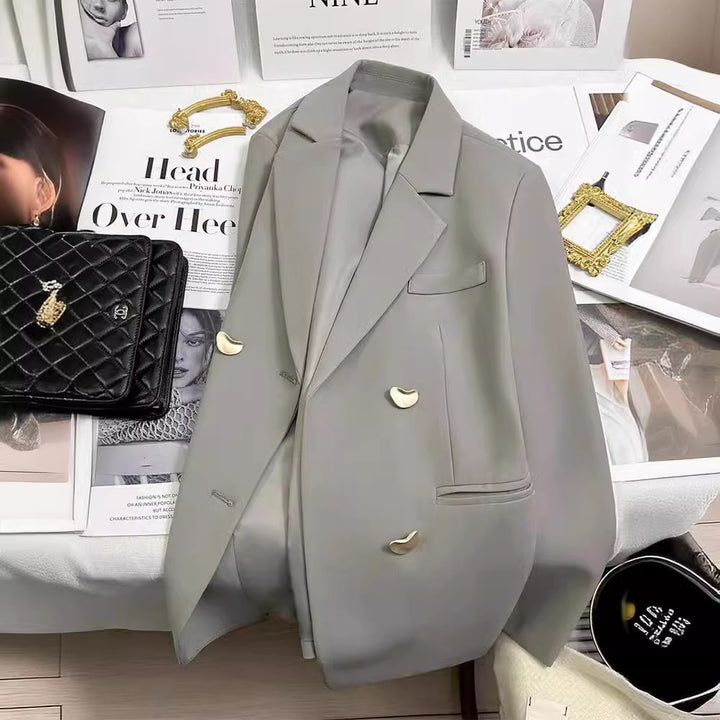 Damen Doppelt geknöpfter Blazer Drune
