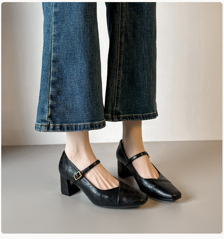 Damen elegante High-Heels mit anpassbarem Riemen Drune