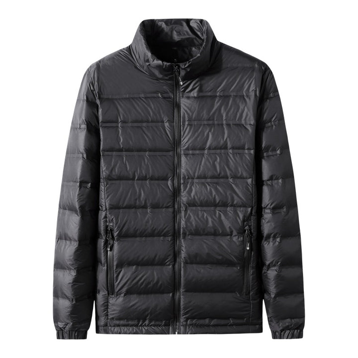 Herren Leichte gesteppte Thermojacke mit Stehkragen und Zwei-Wege-Reißverschluss Drune