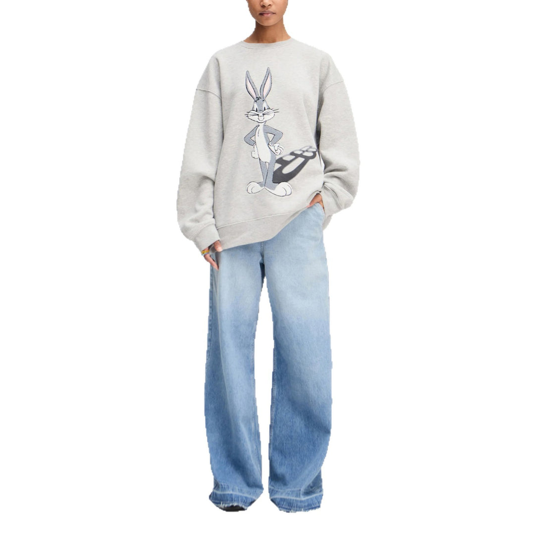 Damen Sweatshirt mit lässigem Schnitt und verspieltem Bugs Bunny-Motiv Drune