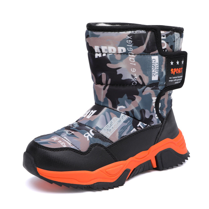 Damen Sportliche Winterstiefel mit rutschfester Sohle und isolierendem Futter Drune