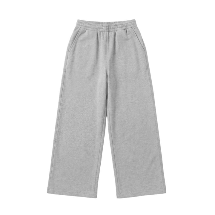 Damen nan Wide‑Leg Relaxhose mit hohem Komfortbund, seitlichen Eingrifftaschen und weichem Fleece-Innenfutter Drune