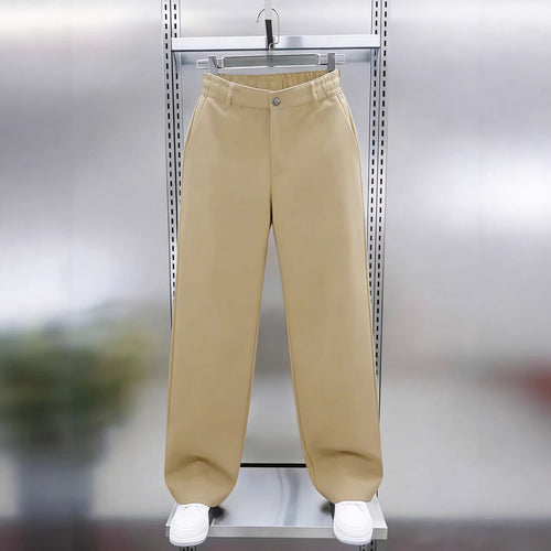 Herren weite Chinohose im Relaxed‑Fit mit elastischem Komfortbund und Seitentaschen Drune