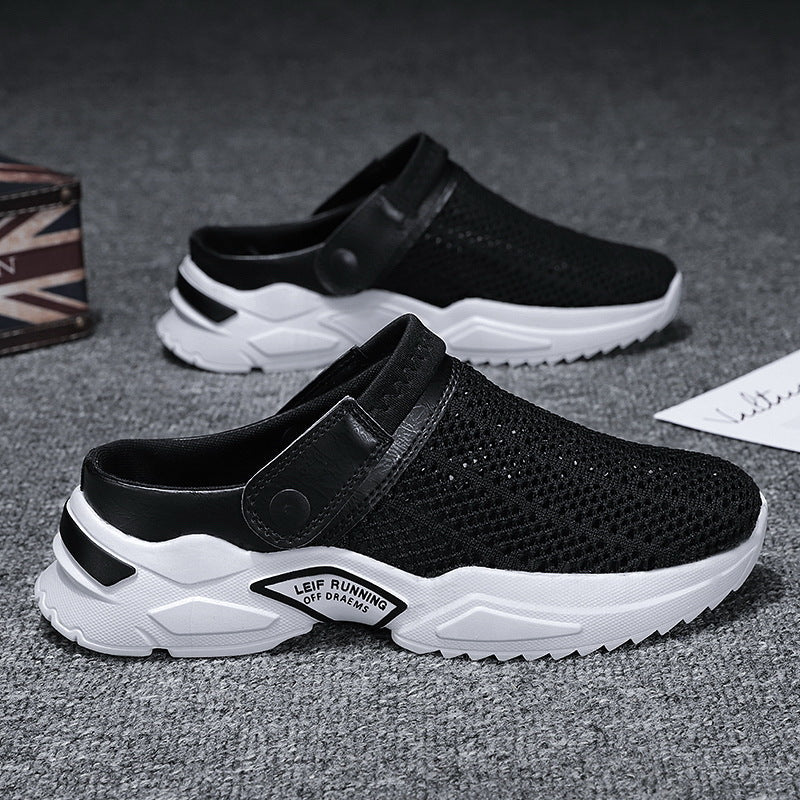 Damen Atmungsaktive Clogs mit rutschfester Sohle und flexiblem Obermaterial Drune