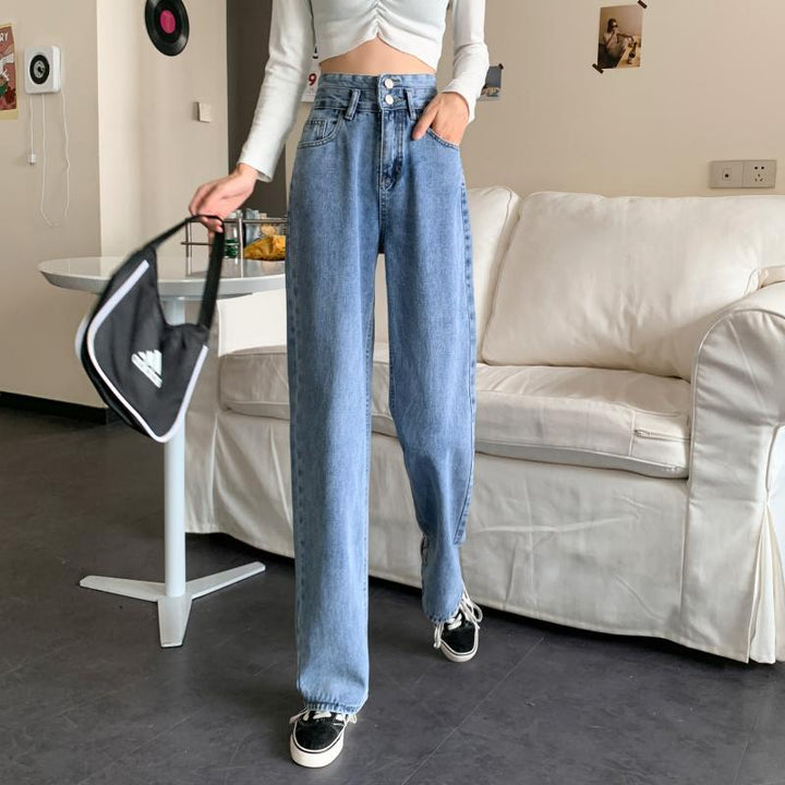 Damen Weit geschnittene Jeans mit lässigem Schnitt Drune