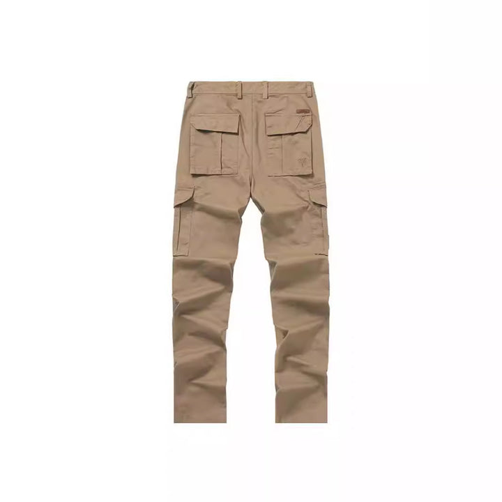 Herren Cargohose im Slim-Straight Schnitt mit Mehrfach‑Taschen und verstärkten Knien Drune
