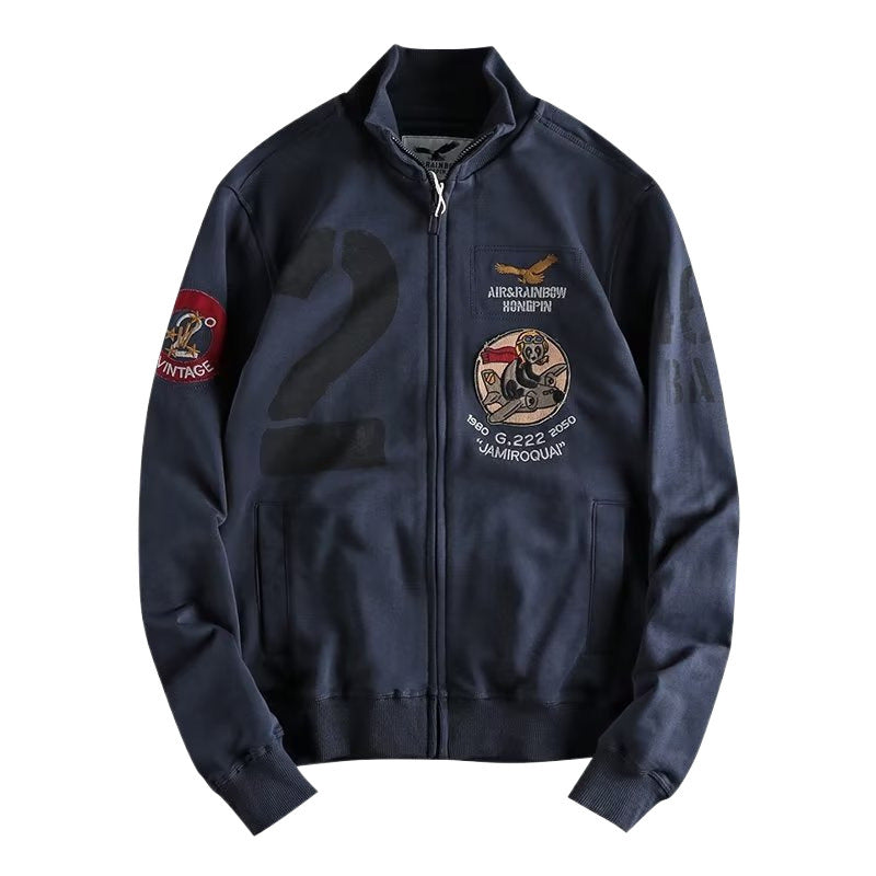 Herren Freizeitjacke mit Vintage-Design Drune