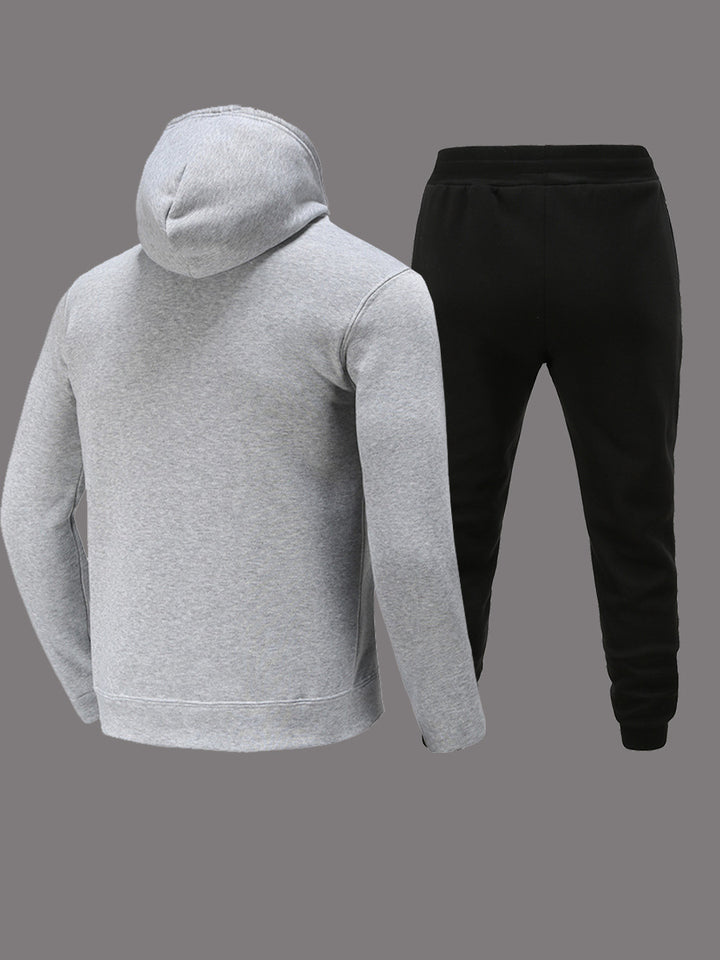 Damen Sportliches Hoodie- und Jogginghose-Set mit einzigartigem Grafikdesign Drune