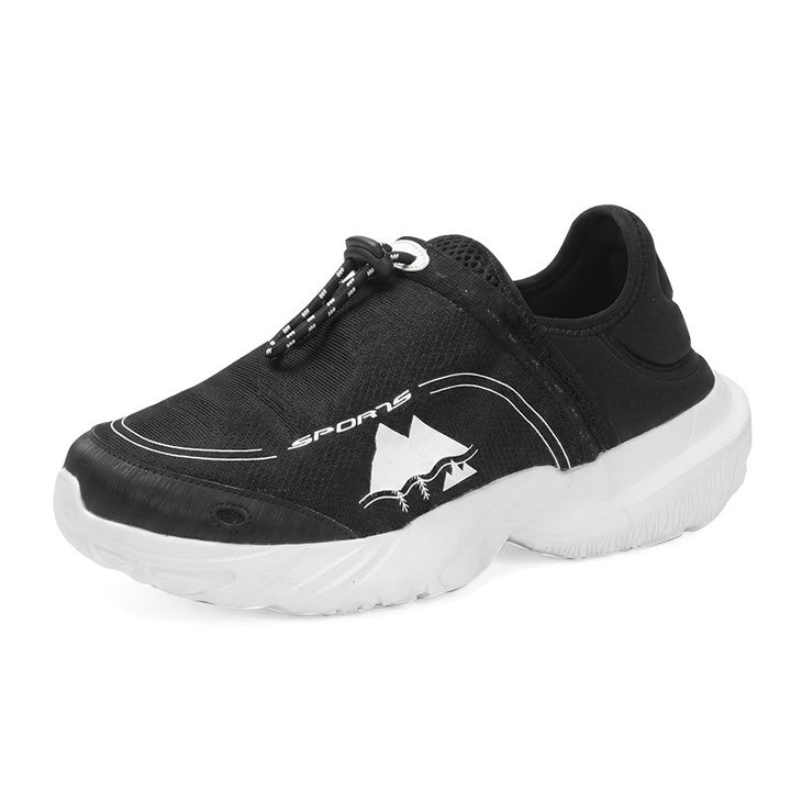 Unisex leichter atmungsaktiver Schlupfsneaker mit Schnellverschluss und stoßdämpfender Sohle Drune