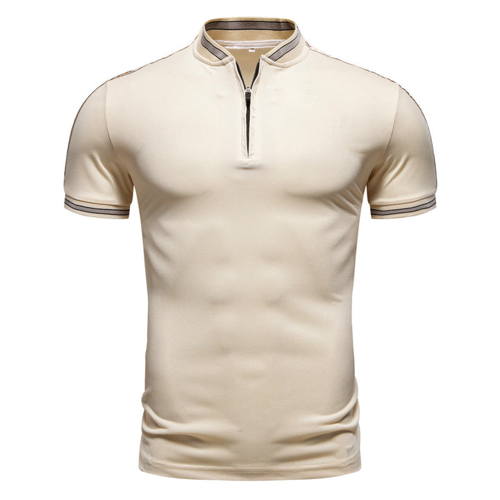 Herren Poloshirt mit hochwertigem Stehkragen und praktischem Reißverschluss Drune