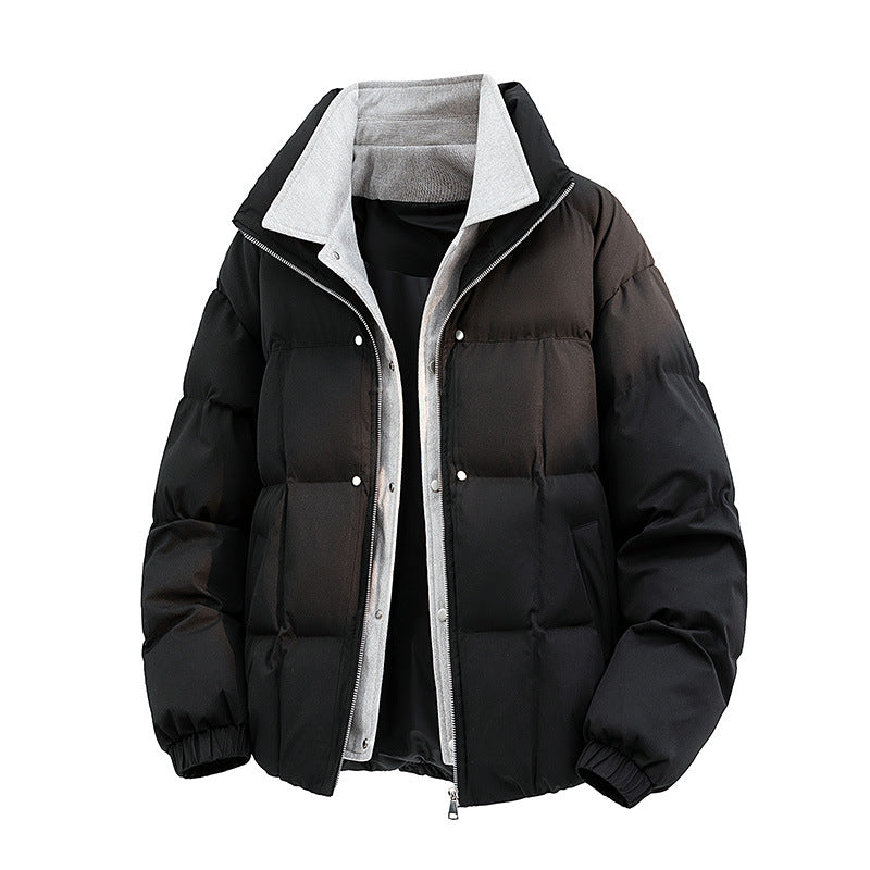 Herren Gepolsterte Steppjacke mit Thermofutter und hohem Kragen Drune
