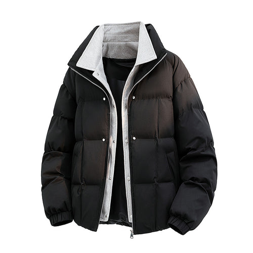 Herren Gepolsterte Steppjacke mit Thermofutter und hohem Kragen Drune