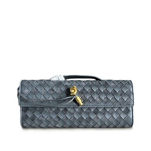Damen Woven Leather Abendtasche Drune