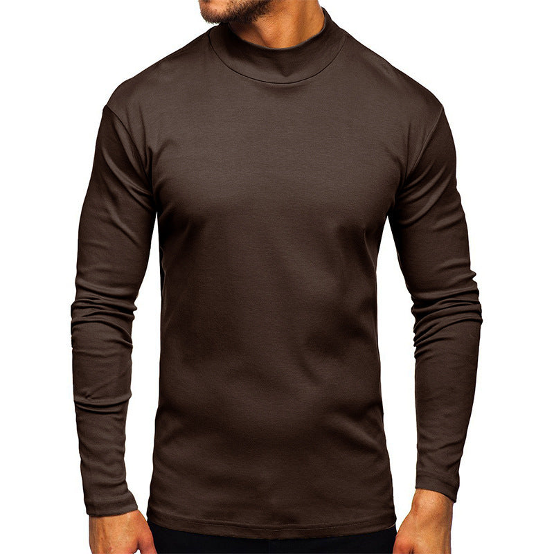 Herren Langarmshirt mit Stehkragen aus hochwertigem Material Drune