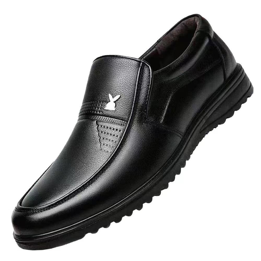 Herren Eleganter Lederoptik-Slipper mit rutschfester Profilsohle Drune