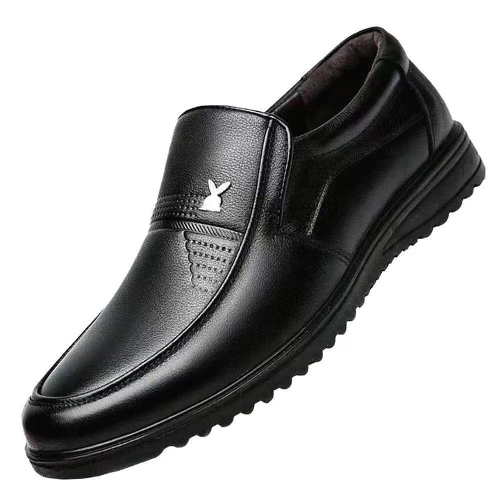 Herren Eleganter Lederoptik-Slipper mit rutschfester Profilsohle Drune