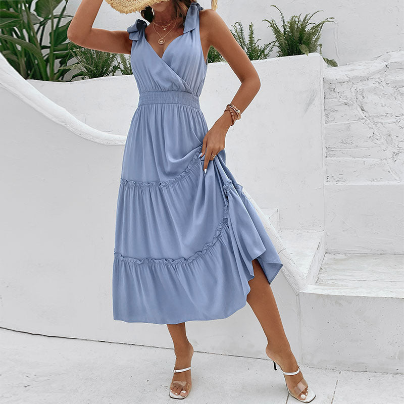 Damen Wickelkleid Drune