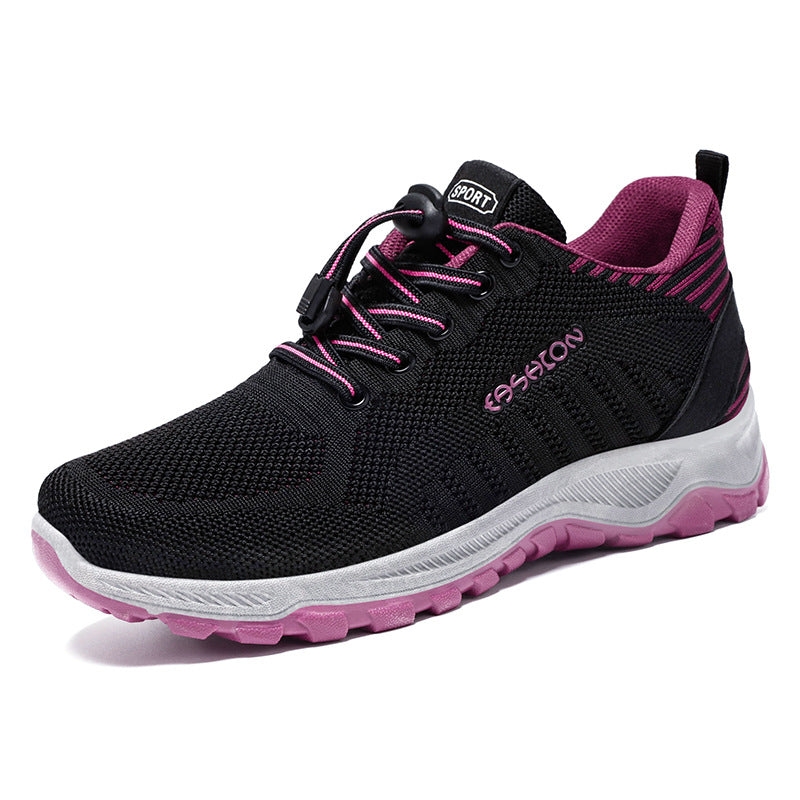 Herren nan flexible Mesh-Trailrunner mit stoßdämpfender EVA-Zwischensohle, Schnellzug-Schnürung und griffiger Outdoor-Profilsohle Drune