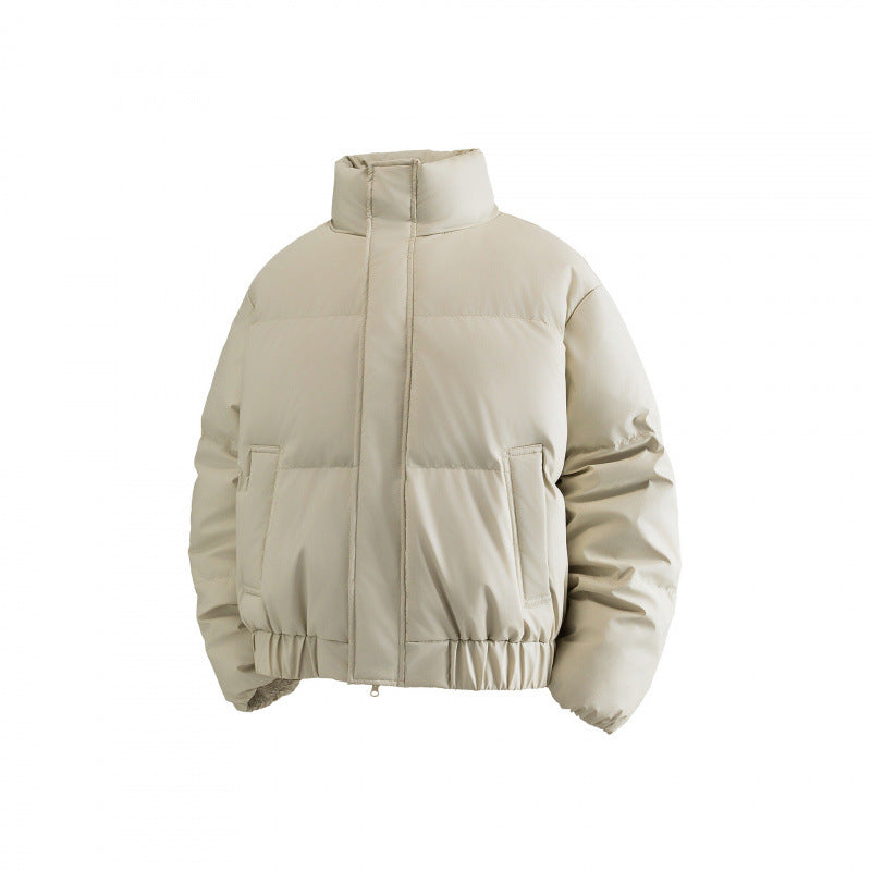 Damen Gekürzte Puff‑Steppjacke mit hohem Stehkragen, elastischem Bund und verdeckter Reißverschlussleiste Drune