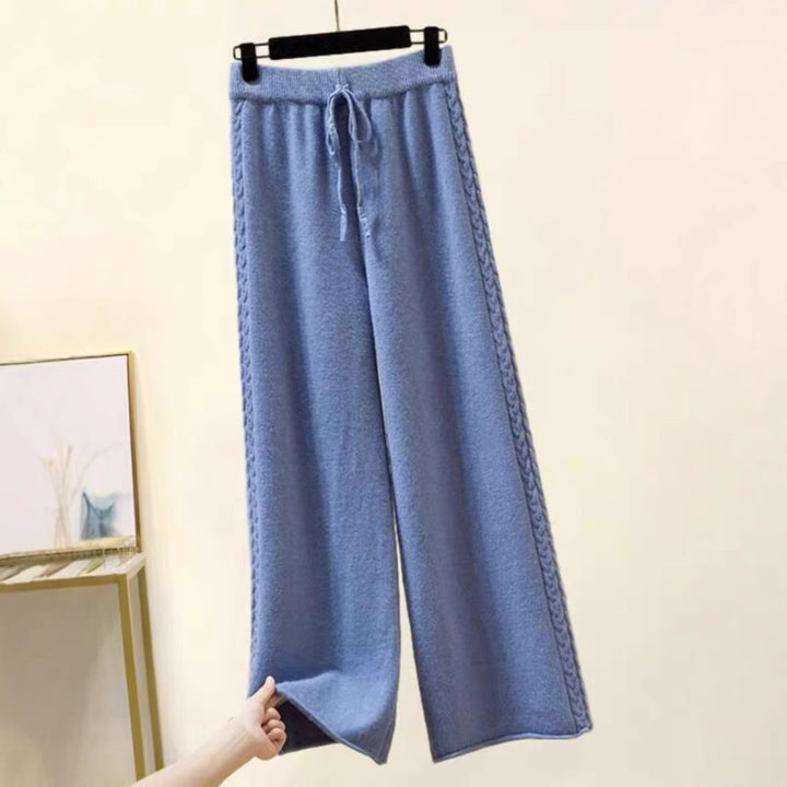 Damen Hochwertige weite Strickhose Drune