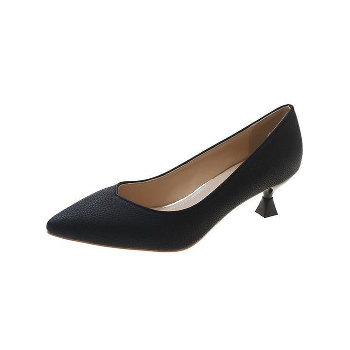 Damen elegante Pumps mit modischem Blockabsatz Drune