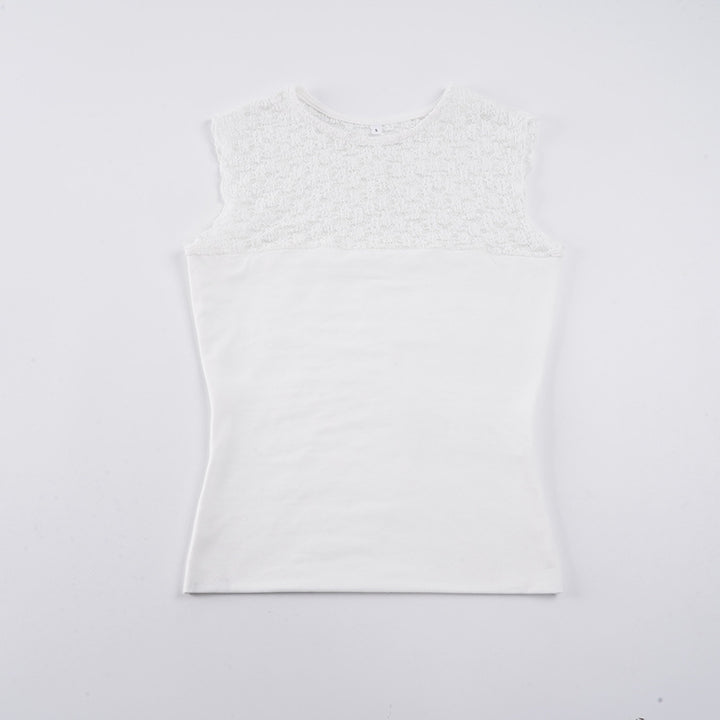 Damen Oberteil mit elegantem Spitzenbesatz Drune