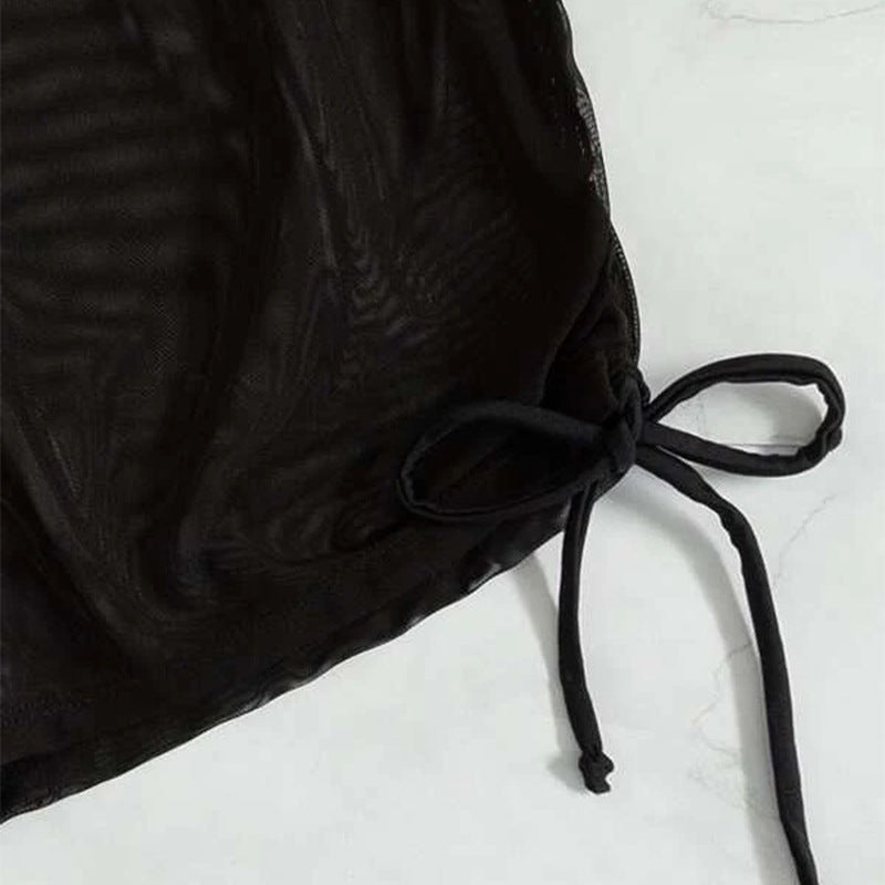 Damen Badeshorts mit seitlichen Raffungen Drune