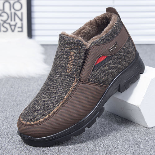 Damen Komfortable und warme Stiefeletten mit Futter Drune