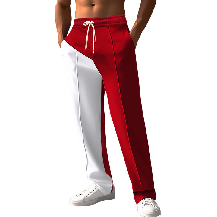 Herren nan sportliche Jogginghose mit asymmetrischem Schnitt und elastischem Bund Drune