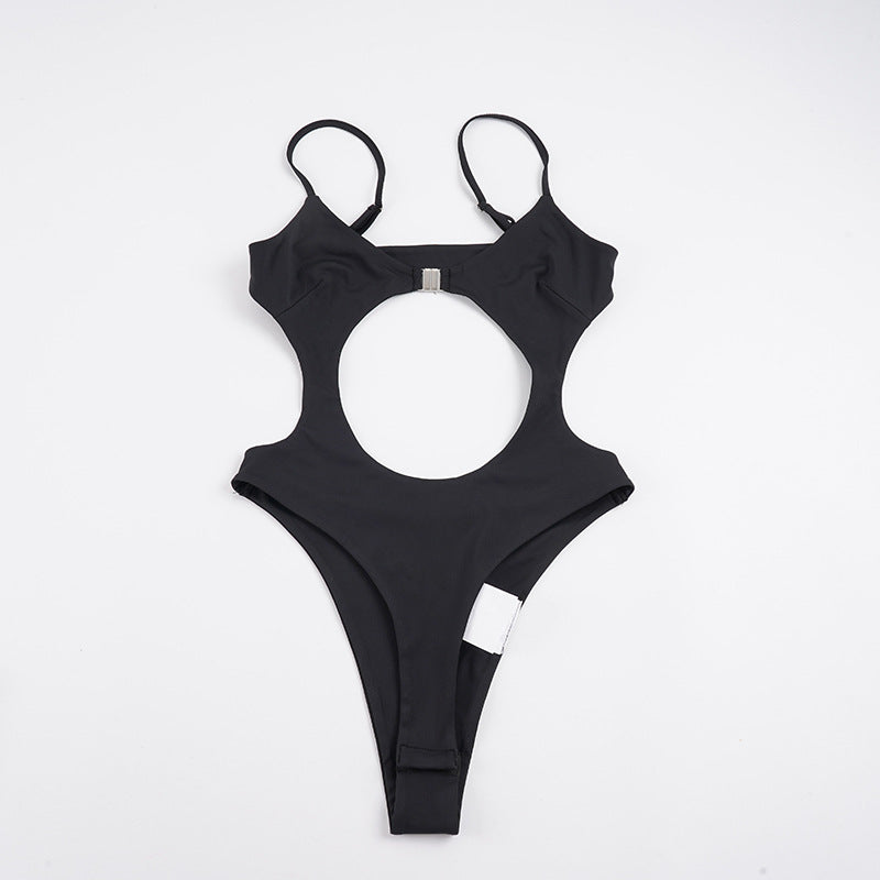 Damen Badeanzug mit einzigartigem Cut-Out-Design und verstellbaren Trägern Drune