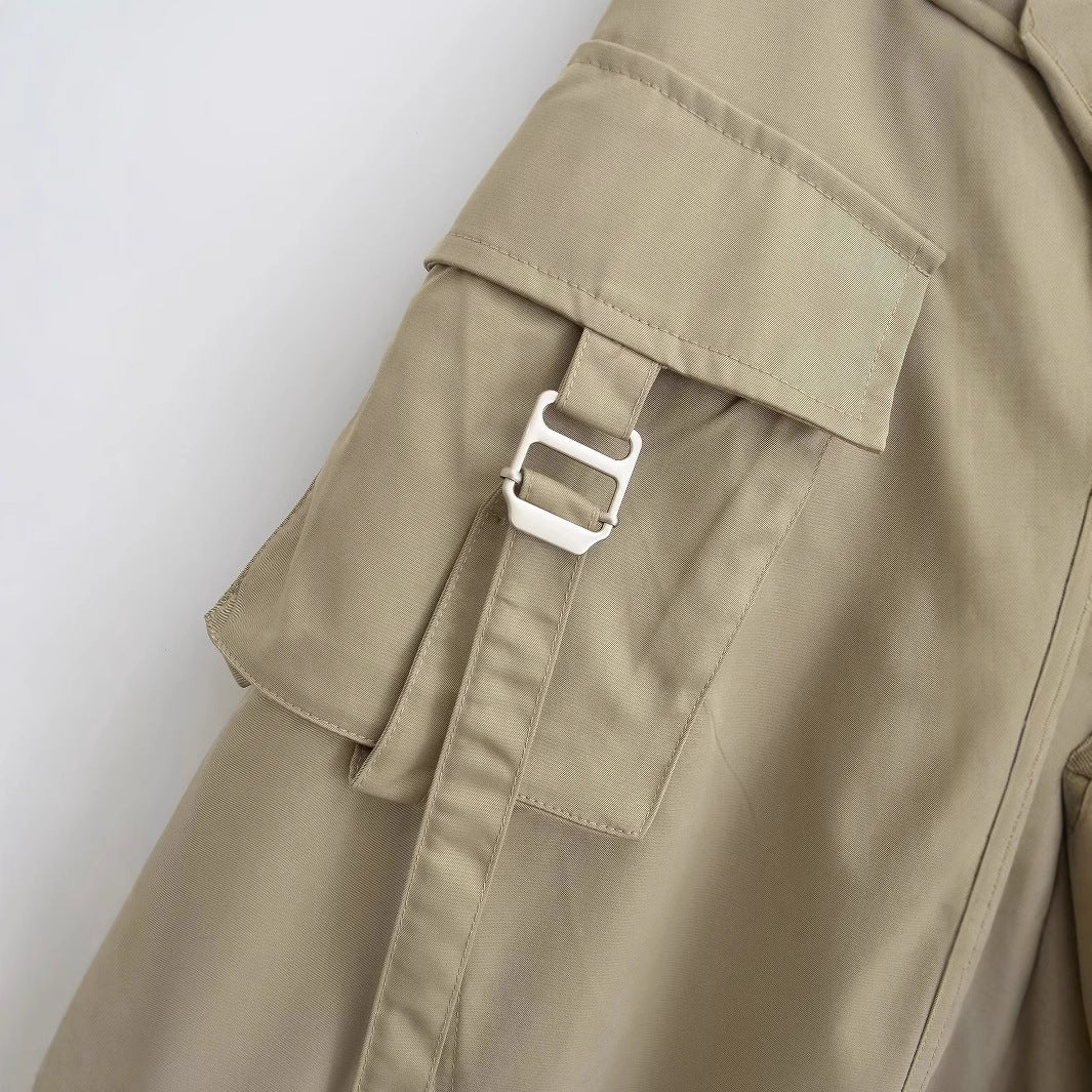 Damen Midirock mit praktischen Cargo-Taschen und elegantem Schnitt Drune