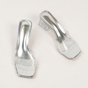 Damen Slingback Absatzschuhe mit modernem Design und elegantem Glanz Drune