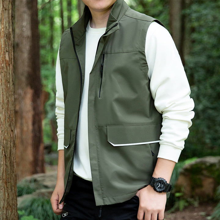 Herren Winddichte Multifunktionsweste Drune