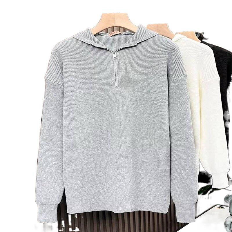 Damen Bequemer Hoodie mit Reißverschluss Drune