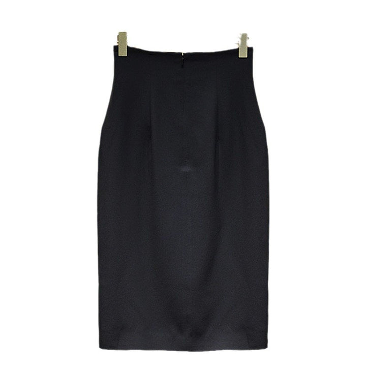 Damen Eleganter Bleistiftrock mit Knopfdetails Drune