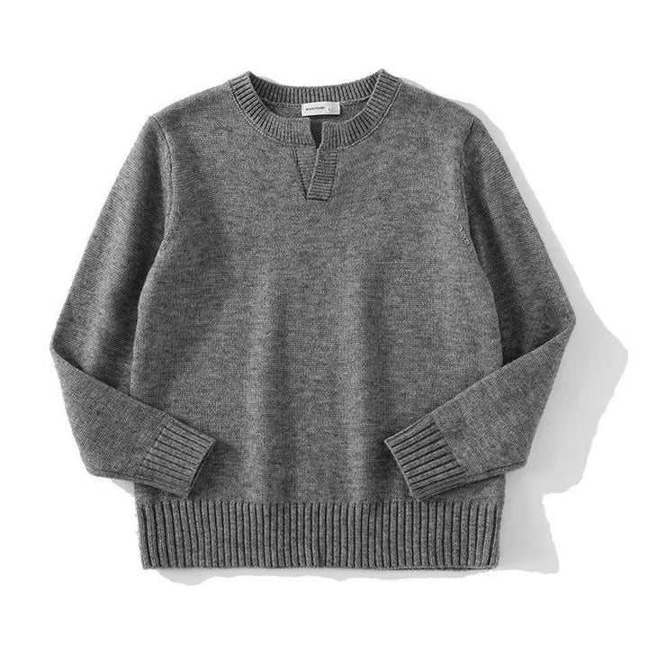 Damen Grobstrickpullover mit Stehkragen Drune