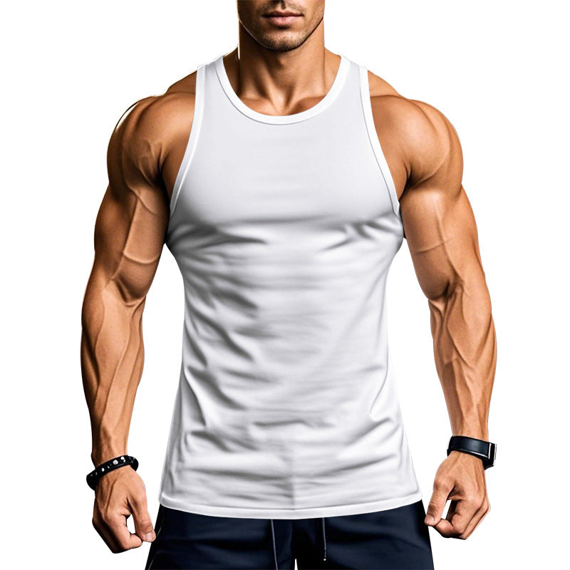 Herren atmungsaktives Fitness Tanktop mit Racerback-Schnitt Drune