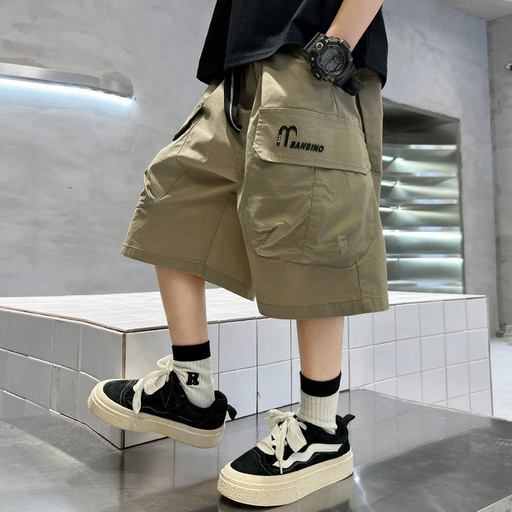 Unisex lässige Cargo-Shorts mit großen Taschen Drune