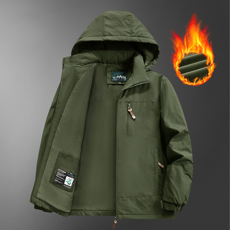 Herren Technische wasserabweisende Outdoor-Jacke Drune