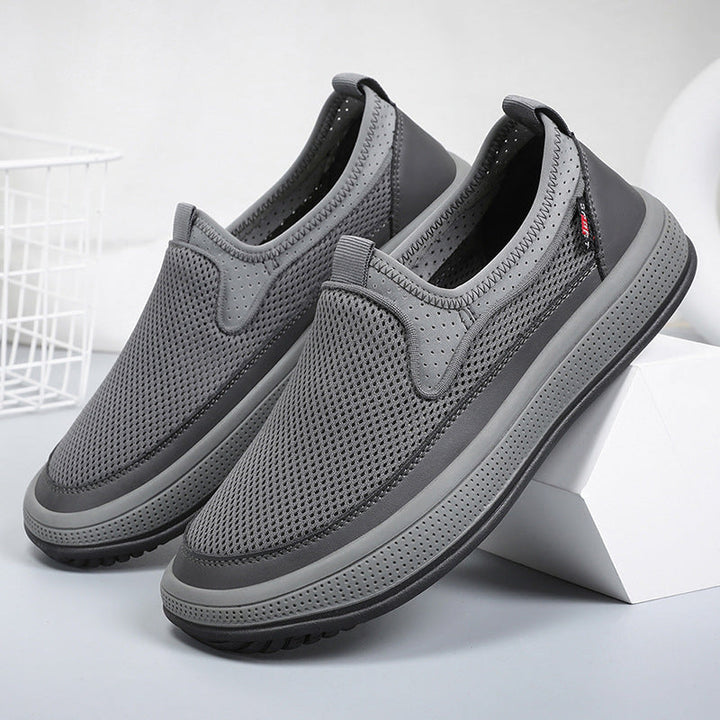 Damen Komfortable und atmungsaktive Slip-On Sneakers mit rutschfester Sohle Drune