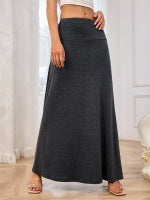 Damen nahtloser Maxirock Drune
