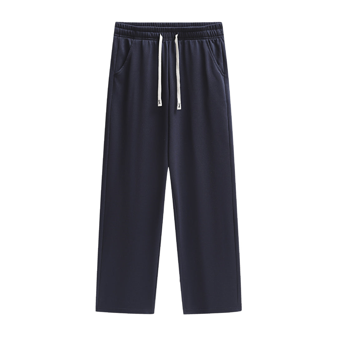 Herren Weite Lounge-Jogginghose mit elastischem Bund, Tunnelzug & Seitentaschen Drune