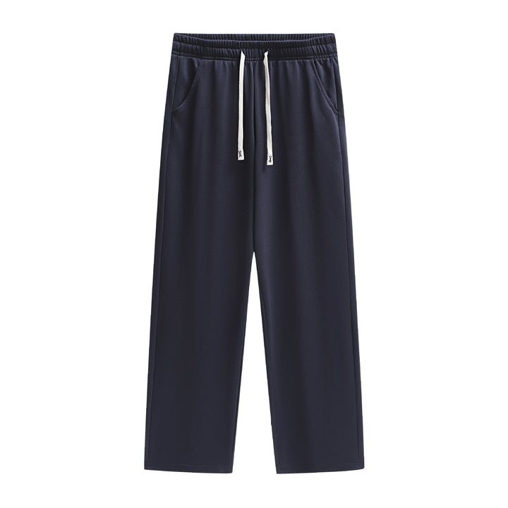 Herren Weite Lounge-Jogginghose mit elastischem Bund, Tunnelzug & Seitentaschen Drune