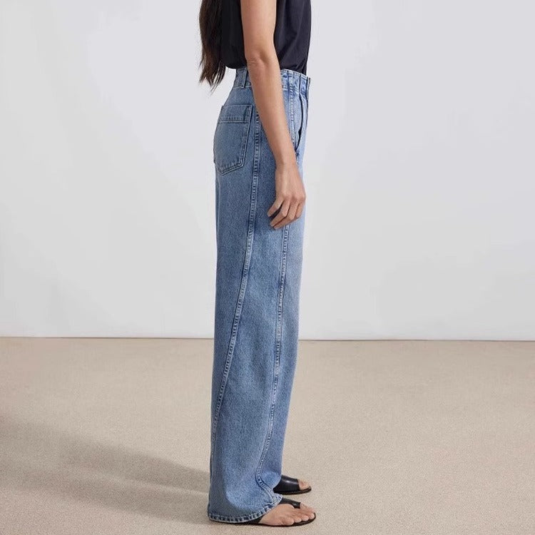 Damen Hoch geschnittene Mom-Jeans Drune