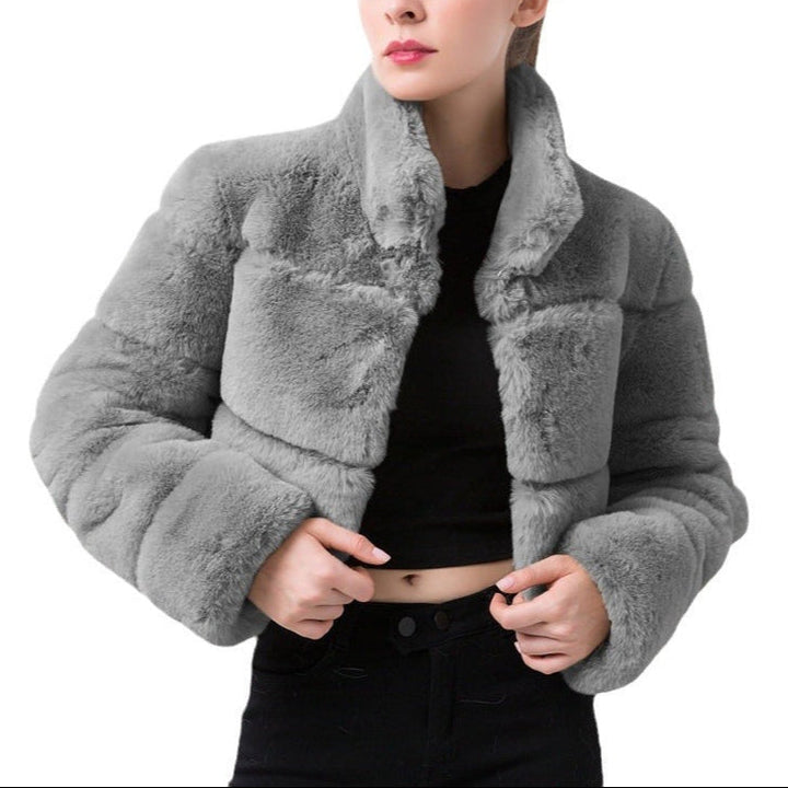 Drune | Damen Modische Kurze Jacke Neppels