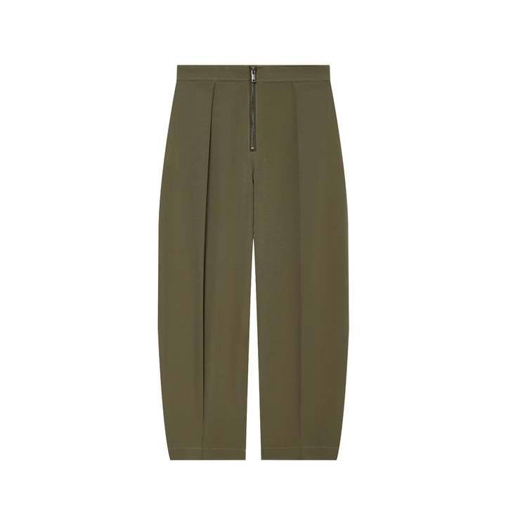 Damen Kurzgeschnittene Utility Blousonjacke mit Tunnelzugbund und aufgesetzten Eingrifftaschen Drune