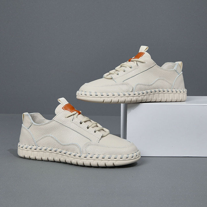 Herren Freizeit Leder Sneakers Drune
